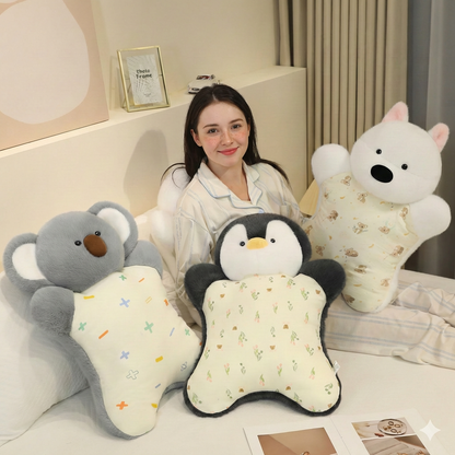 The Velvet Nuzzle Series- Sensory Plush Backrest Cushion