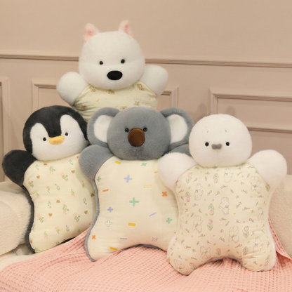 The Velvet Nuzzle Series- Sensory Plush Backrest Cushion